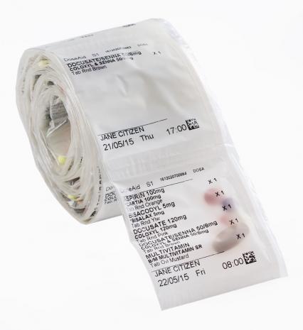 DoseAid sachet roll